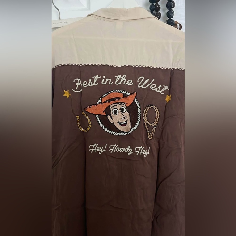 Toy Story Brown and Cream Western Jacket with Woody Design